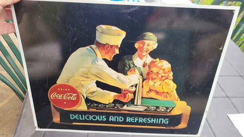 Rare plaque tole - rare, cola
