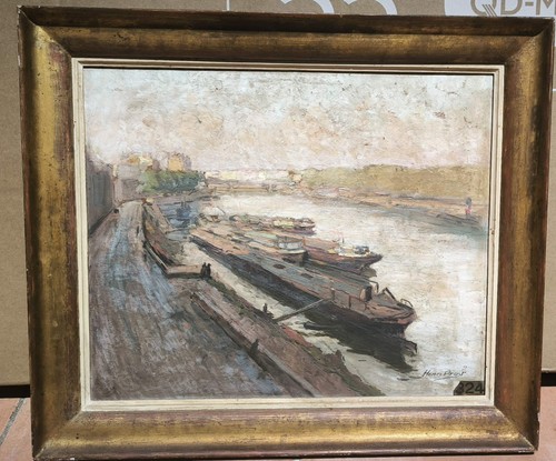 Tableau ancien impressionniste - ancien,