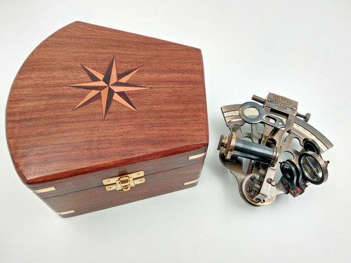 Sextant laiton pour - , navigation