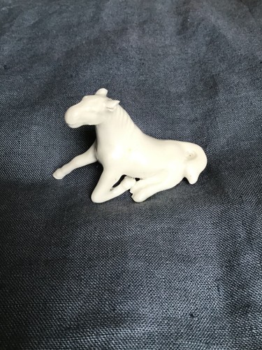 Cheval porcelaine blanche - cheval,