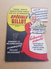 CARTON PUBLICITAIRE CHOUCROUTE