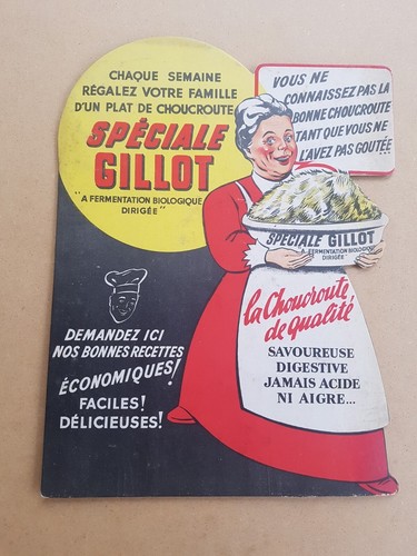 Carton publicitaire choucroute - publicitaire,