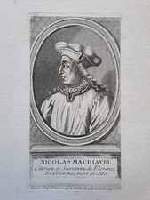 Gravure rare portrait de