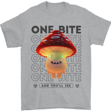 Drôle Magique Champignons Lsd Tripant T-Shirt 100% Coton