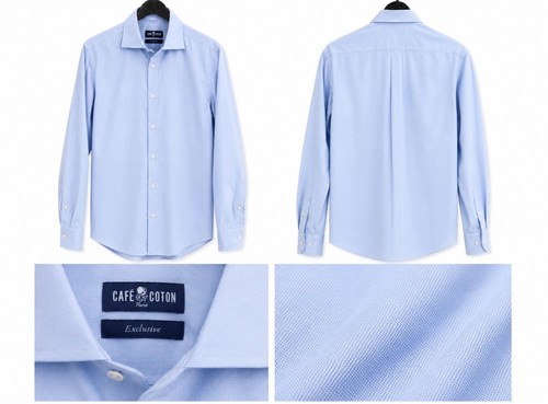 Chemise café coton - café,