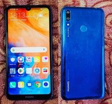 Huawei Y7 2019 Smartphone DUB-LX1 LTE 32Go débloqué 6.26" Bleu- Android
