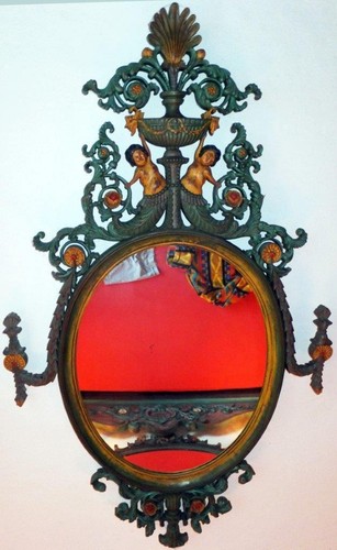 Miroir mural bois - miroir, en