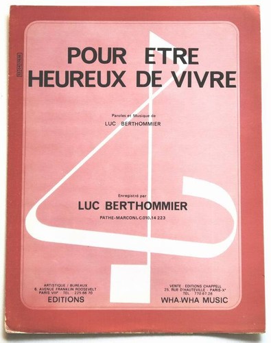 Partition sheet music - , luc