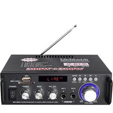 Amplificateur Audio Stéréo Bluetooth 300W + 300W Mini Amplificateur Audio Num...