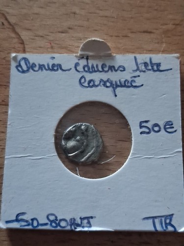 Monnaie gauloise denier eduens - gauloise,