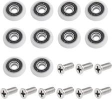 Lot de 10 roulettes de rechange pour porte de douche coulissante en verre de ...