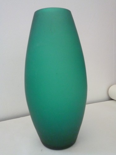 Vase verre vert - vase,