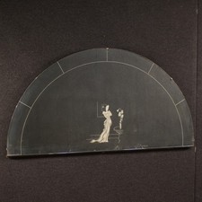 Miroir italien demi-lune