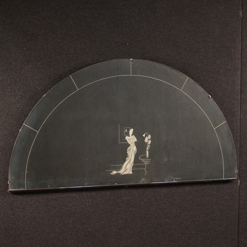 Miroir italien demi-lune