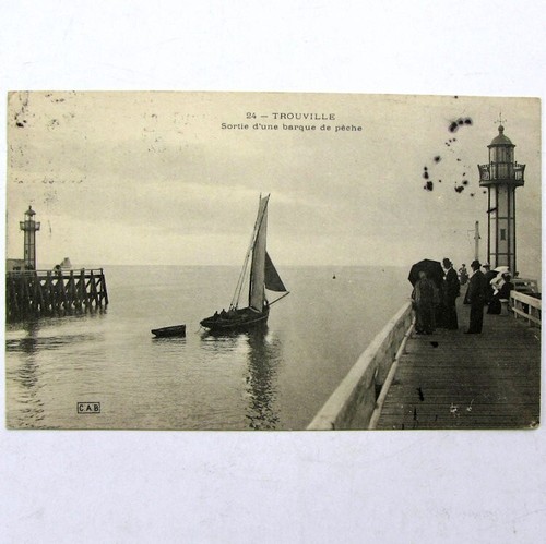 Cpa trouville sur mer 1910 - cpa,