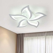 60W Plafonnier LED 60cm Moderne Luminaire Fleur Lampe Suspendu Chambre Salon 