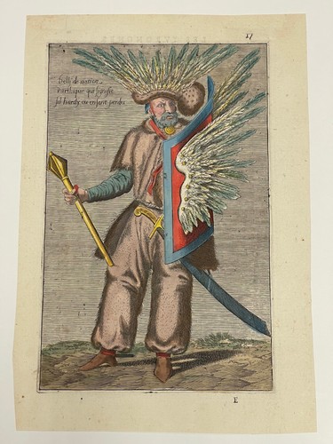 Gravure originale guerrier