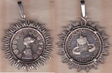 Italie Médaille en Argent 925, Jubilaeum Roma 1975, par Sacchetti