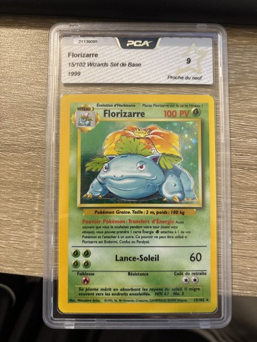 Carte pokémon florizarre - carte,