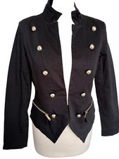 SYMPA PETITE VESTE COURTE DOUBLEE NOIRE CAPSULE TAILLE 1 OU 36 NEUVE