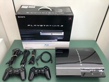 SONY PS3 Rétrocompatible PS2 60GB , 2 manettes , câbles en boite en TTBE