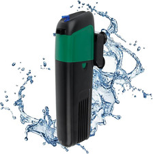 Aquarium Power Filter Pump: 5 Watt Pump Internal Filter Increase Oxygen 4 in 1 P