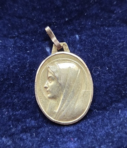 Médaille pendentif 18k - médaille,