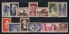 France 1951 Ensemble de 13