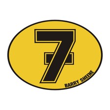 Sticker plastifié BARRY