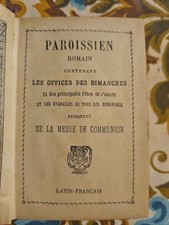 Paroissien Romain - De La