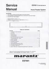 Service Manuel D'Instructions