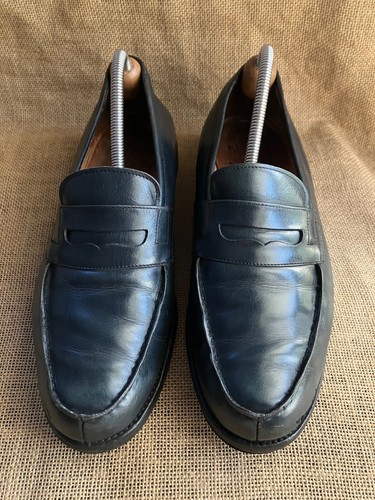 Mocassins cuir bleu - mocassins, marine