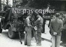 LIBERATION PARIS soldats 2ème DB Leclerc août 1944 2ème Guerre mondiale WWII