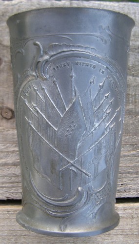 Gobelet étain patriotique - étain,