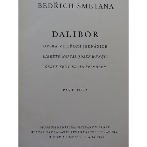 Smetana bedrich dalibor - bedrich,