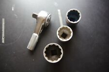  Cliquet  SAM pro C.150 + 3 Douilles 41/42/50 à inversion centrale