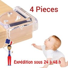 4X PVC Protecteur de Coin Protection d'angle table Meubles Enfants Bébé Sécurité