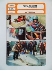 CARTE FICHE CINEMA 1993 RASTA ROCKETT Leon Doug E. Doug Rawle D. Lewis Malik Yob