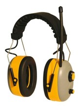 34725 Casque antibruit avec radio FM Jaune