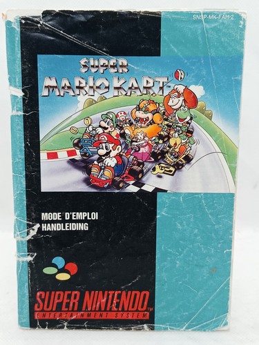 Notice super mario kart - super, no