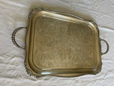 Plateau de service ancien en