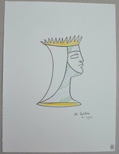 Lithographie JEAN COCTEAU " La