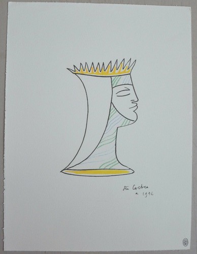 Lithographie jean cocteau la - jean,