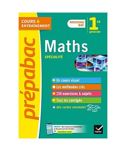 Prépabac maths 1re générale - prépabac,