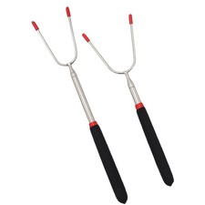  2 Pcs Ustensiles Pour Barbecue De Grill Brochettes Acier Inoxydable