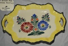 HB - QUIMPER : Plateau à anses années 60-70 (offert par Onno Pontivy)