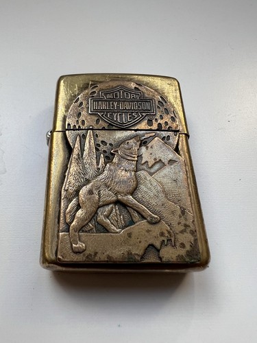 Vintage harley davidson zippo - vintage,