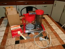 VINTAGE CAFETIERE  MOULINEX 9 TASSES  4004  DESIGN FUTURA DOSEUSE & FILTRES NEUF