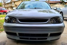 Pour VW Golf 4 Calandre Sport Nid D'abeille Grille Noir Sans Sigle 1997-2006