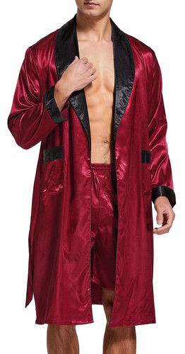 Robe chambre satin - robe, en